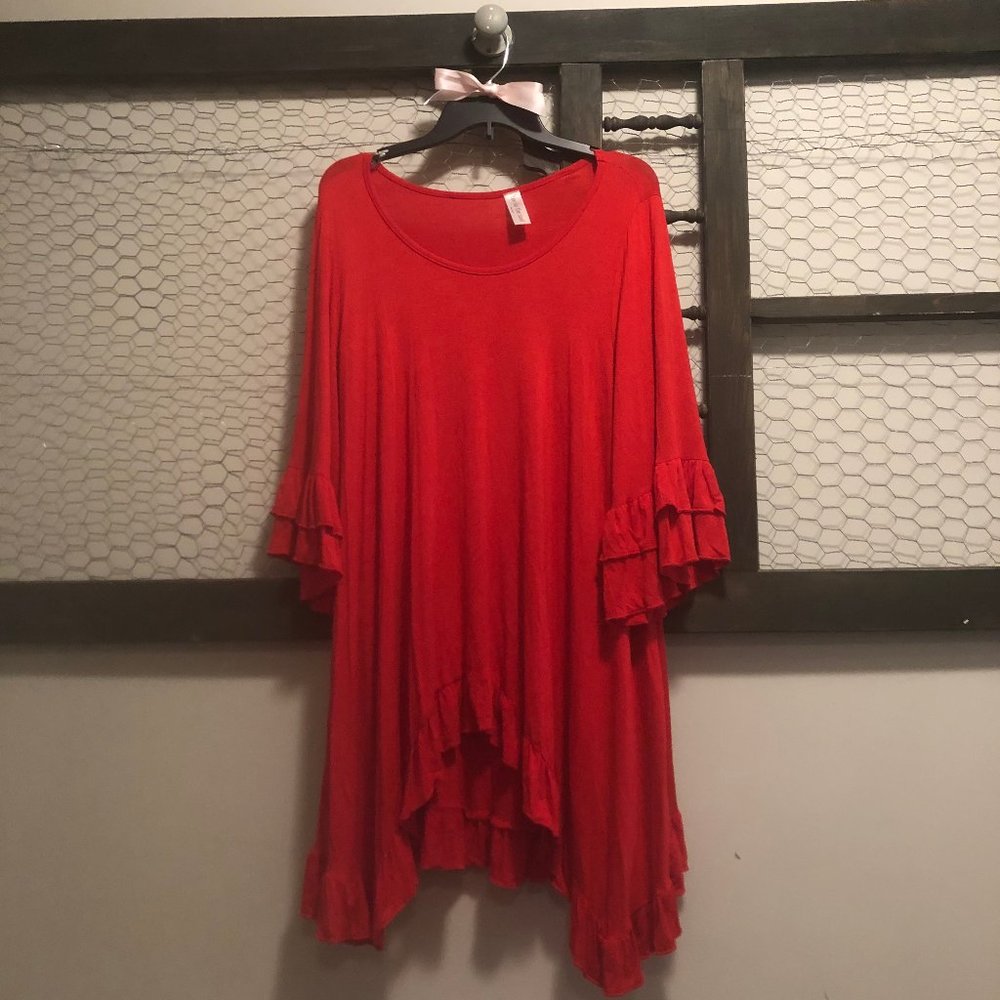 Tee for the soul red dress